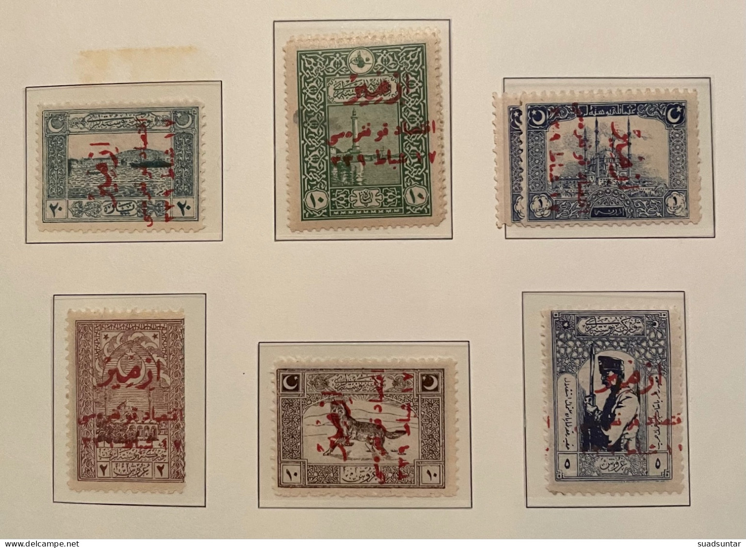 1923 Izmir Economics Congress MH Isfila 1103/1108 - Unused Stamps