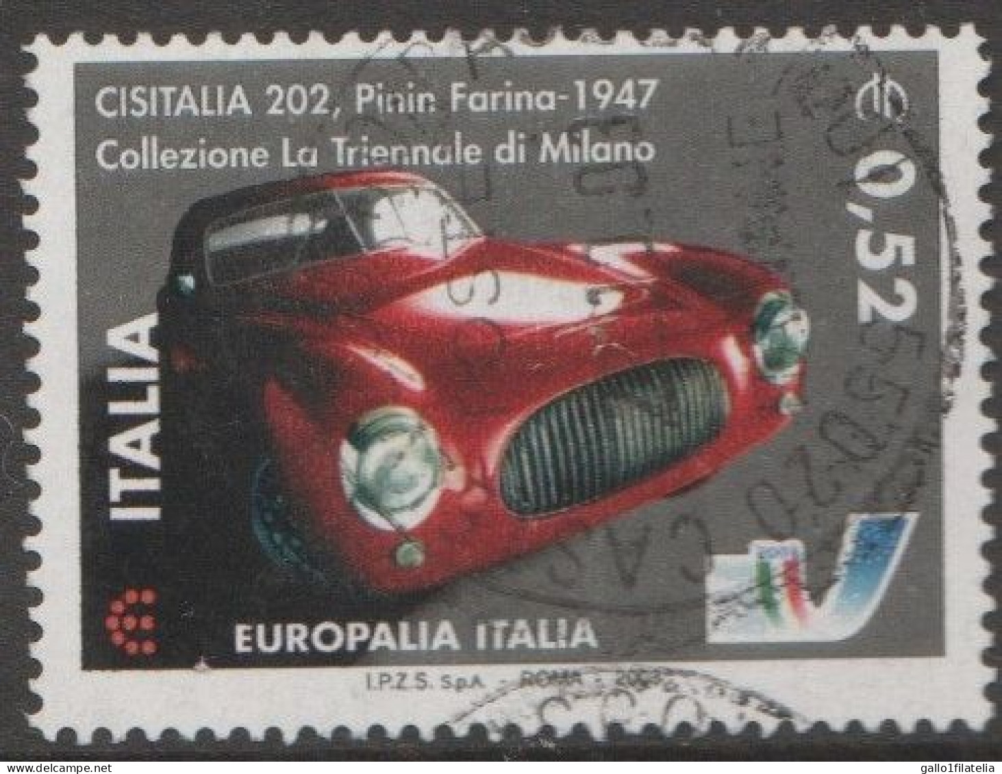 2003 - ITALIA / ITALY - EUROPALIA ITALIA - CISITALIA 202 PININ FARINA - CONGIUNTA BELGIO / JOINT BELGIUM - USATO / USED. - Gezamelijke Uitgaven