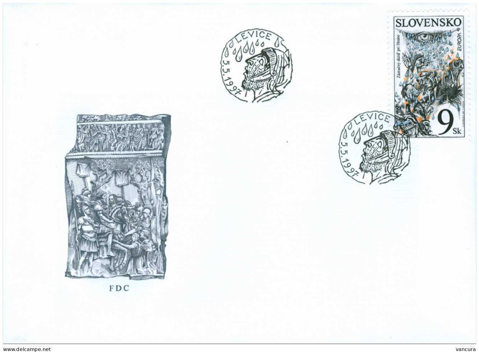 FDC 118 Slovakia EUROPA 1997 Mythology Legend - 1997