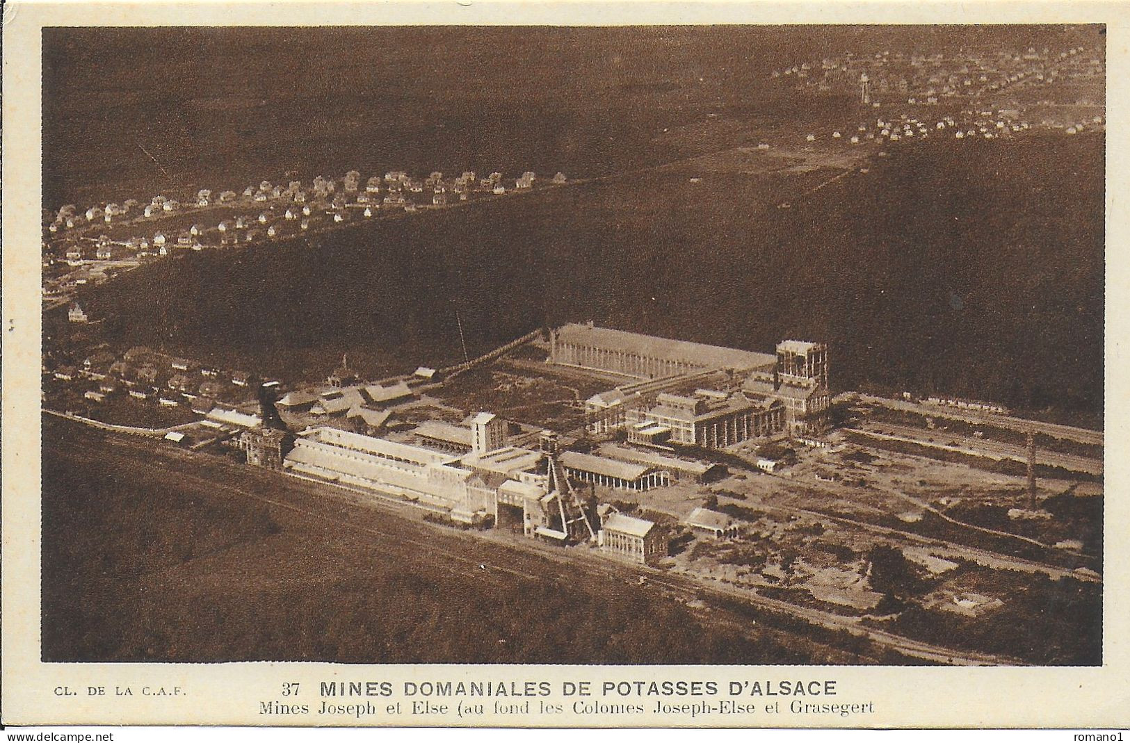 68) WITTENHEIM - Mines Domaniales De Potasses D' Alsace Mines Joseph Et Else Au Fond Colonies Joseph Else Et Grasvegert - Wittenheim