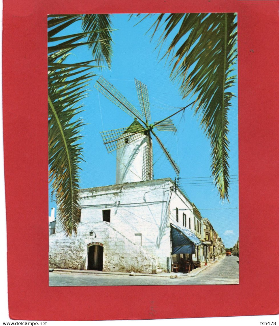 ESPAGNE-----MENORCA--CIUDADELA---Tipico Molino---voir 2 Scans - Menorca