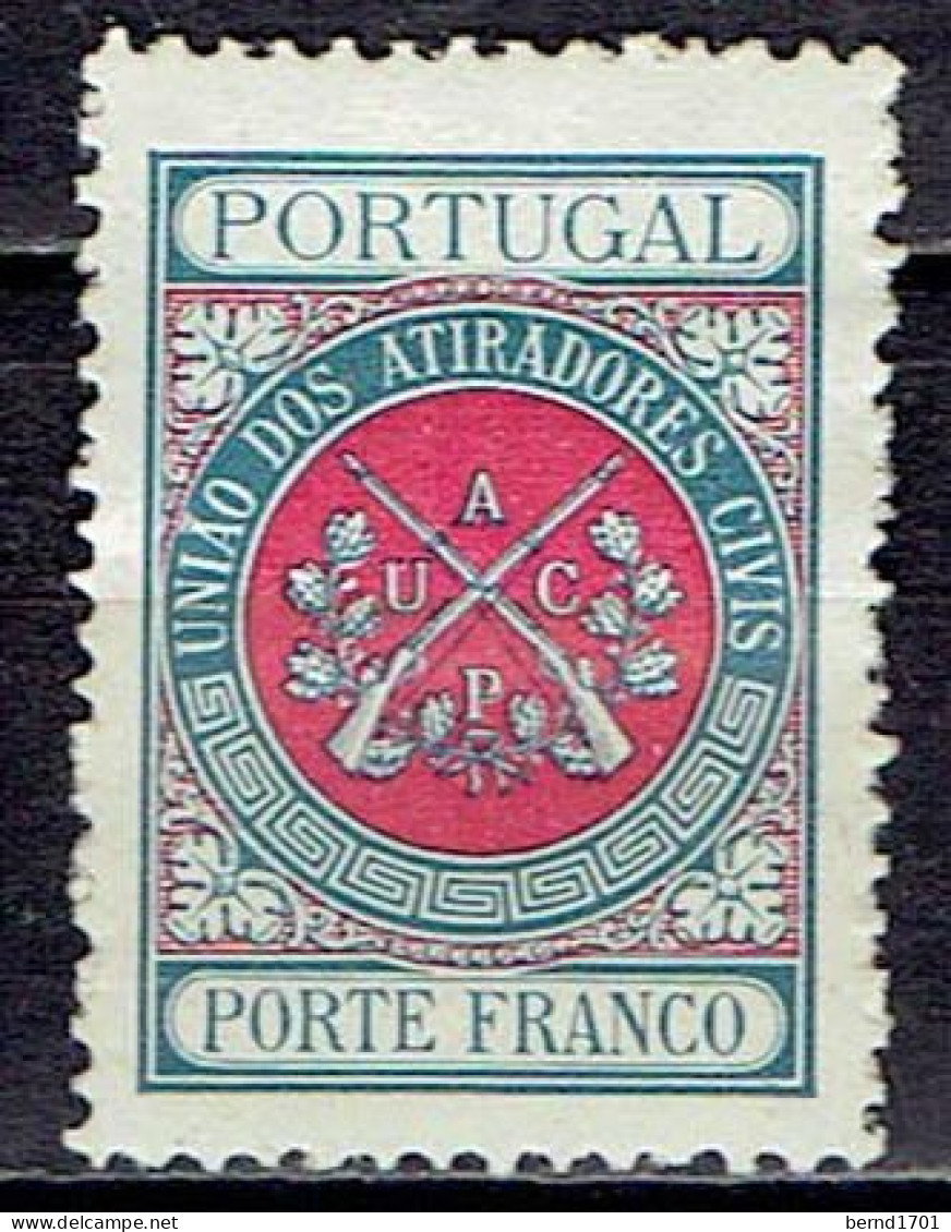 Portugal - Portofreiheitsmarke II / Free Postage Stamp Mi-Nr 1 Ungebraucht Mit Falzrest / MH * (U643) - Neufs