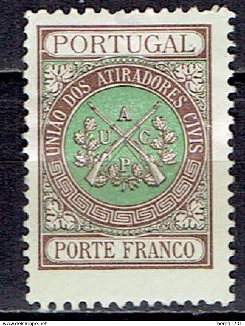 Portugal - Portofreiheitsmarke II / Free Postage Stamp Mi-Nr 2 Ungebraucht Mit Falzrest / MH * (U644) - Ungebraucht