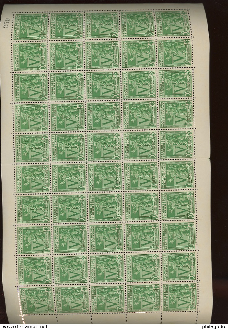 268 269 **. 50 Ex En Feuille Complète Avec Bords - Unused Stamps