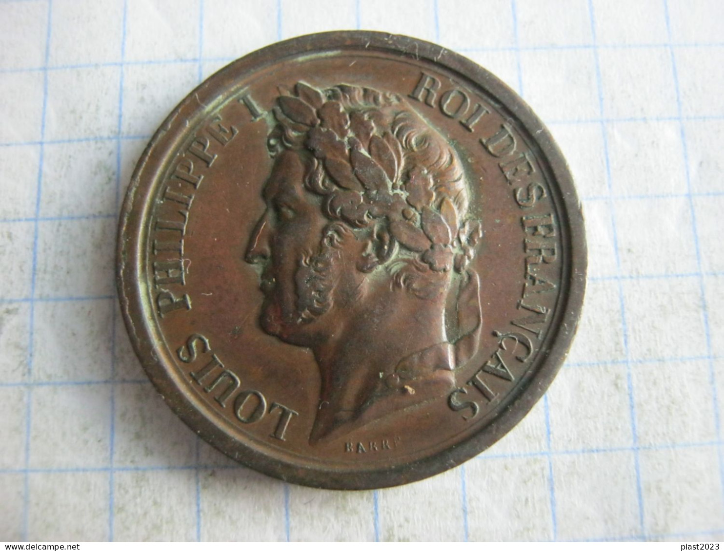 France Medal Louis Philippe I ( L'Armée Au Duc D'Orléans Prince Royal 1842 ) - Royaux / De Noblesse