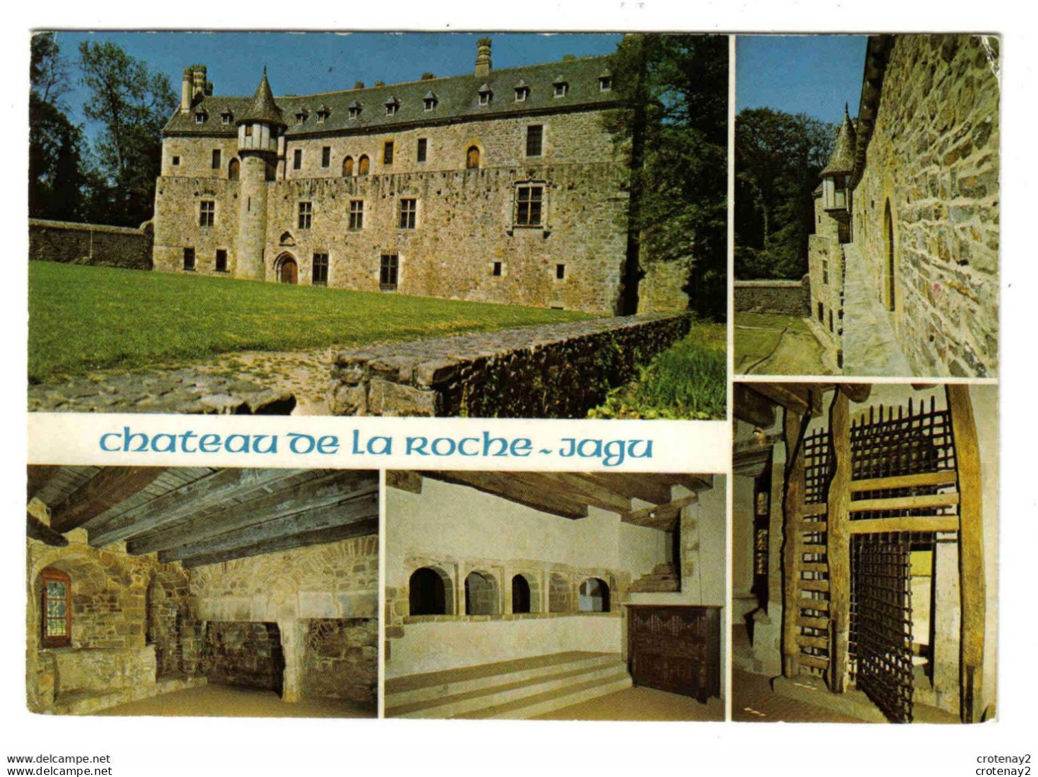 22 Ploëzal Runan N°582 Château De La Roche Jagu En 5 Vues - Ploëzal