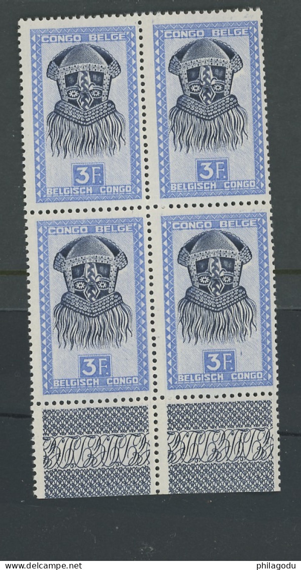 288 X 4 **. 3F Masque. Postfris - Unused Stamps