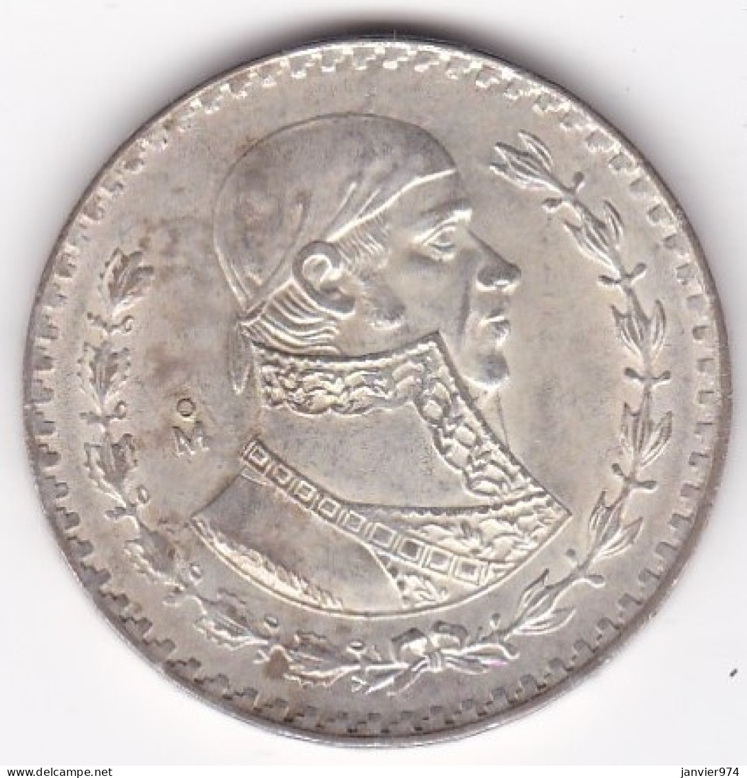 Mexique 1 Peso 1965 , José María Morelos Y Pavón, En Argent, KM# 459 - Mexico