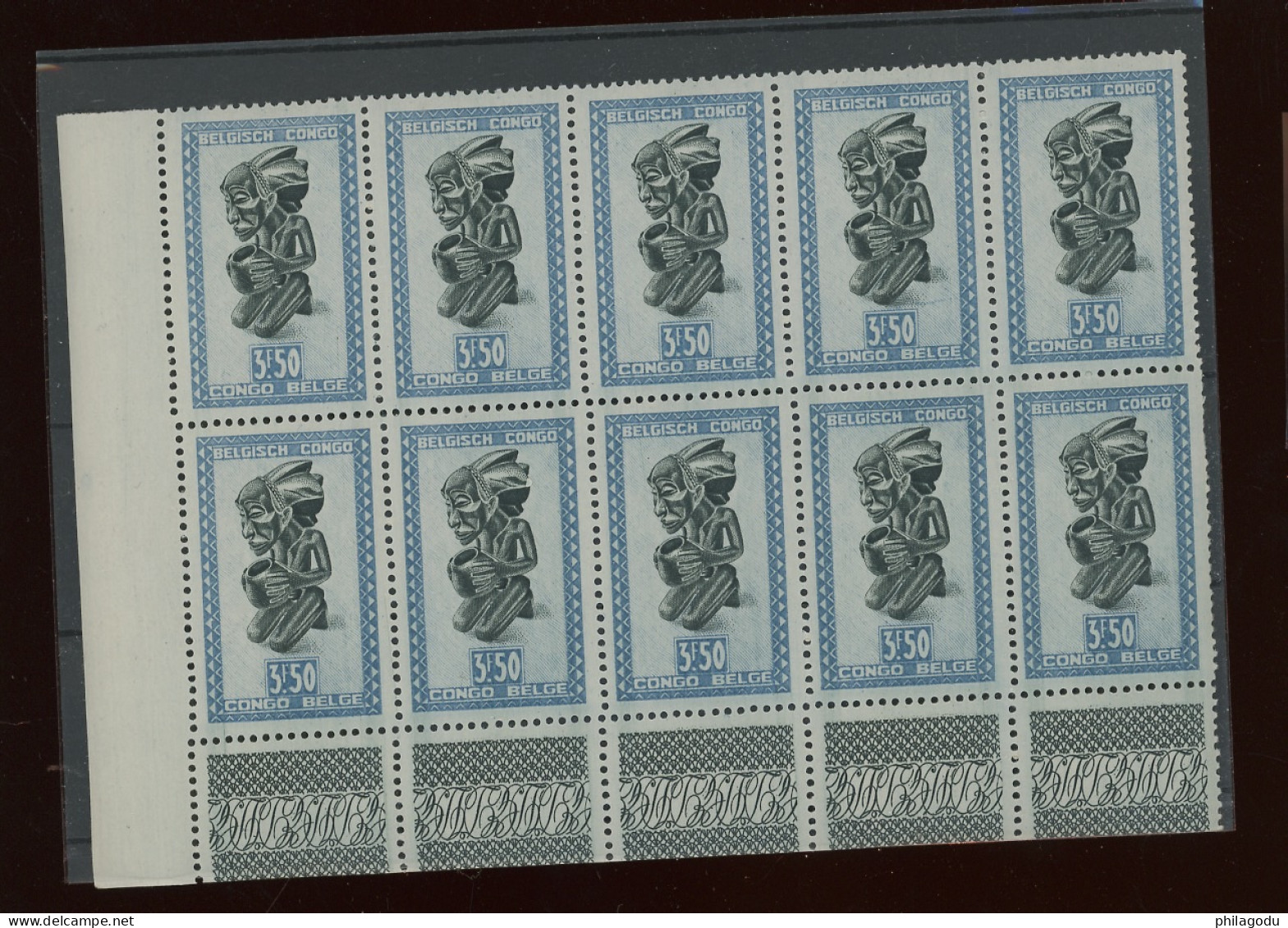 289.A **. 3F50  Masque. Postfris. X 10 - Unused Stamps