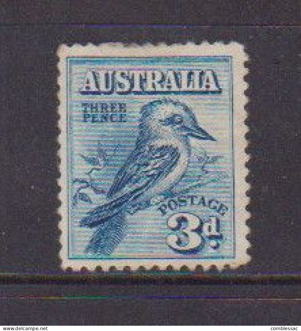 AUSTRALIA    1928    National  Stamp  Exhibition    3d  Blue   Rough On Reverse Hence Price    USED - Used Stamps