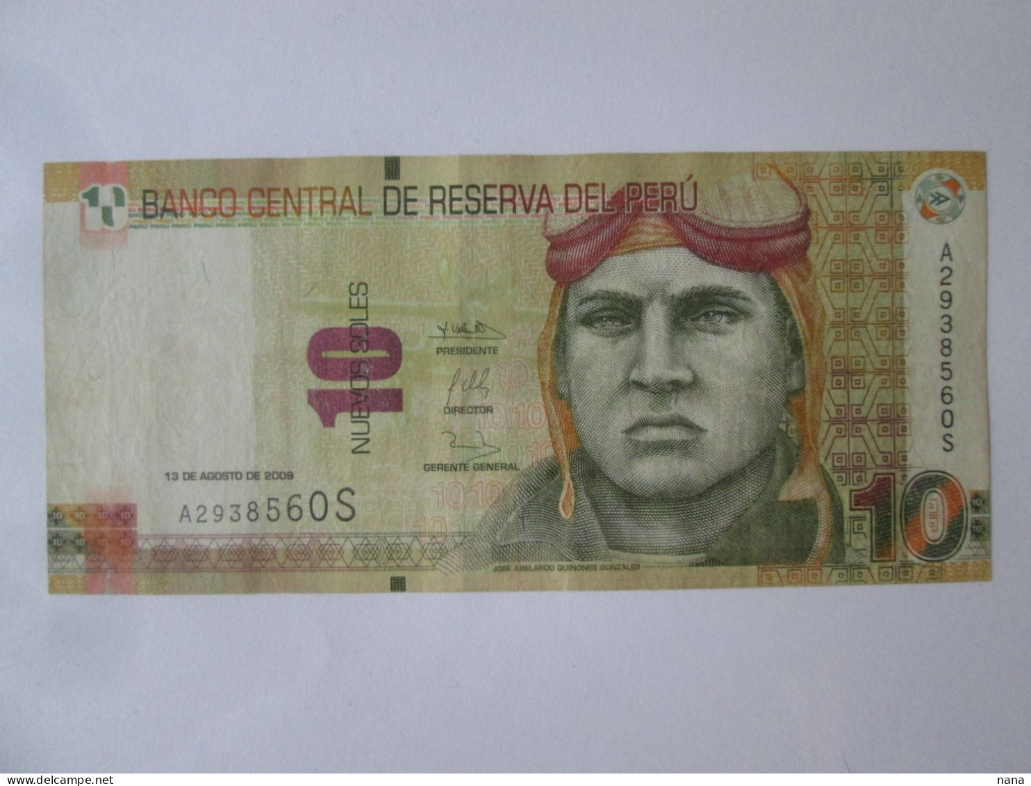 Peru 10 Soles 2009 Banknote See Pictures - Perú