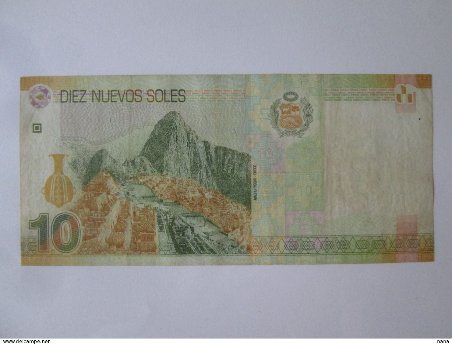 Peru 10 Soles 2009 Banknote See Pictures - Perù