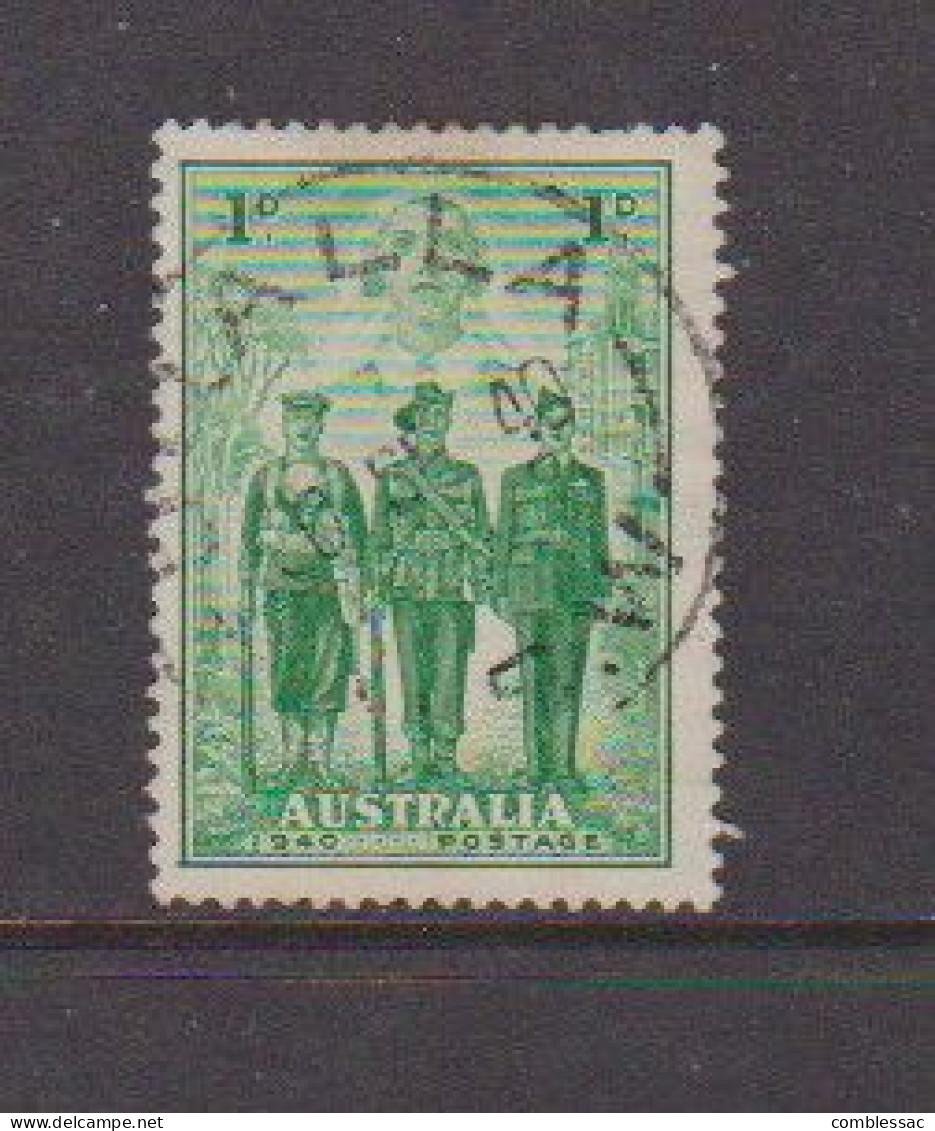 AUSTRALIA    1940    Australian  Forces    1d  Green      USED - Used Stamps