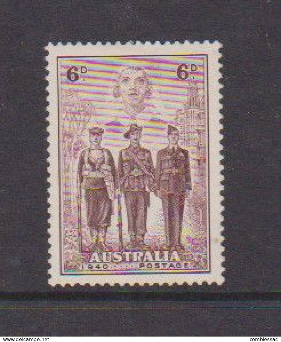 AUSTRALIA    1940    Australian  Forces    6d  Purple     MH - Mint Stamps