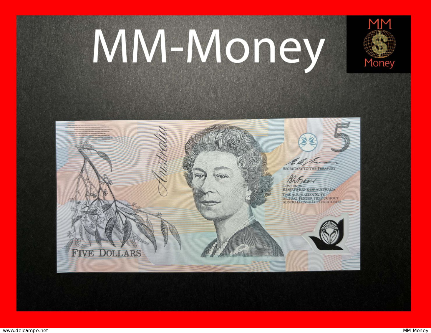 AUSTRALIA 5 $ 1993 P. 50 C  Polymer  Sig.  Evans - Fraser   AU   [MM-Money] - 1992-2001 (polymère)