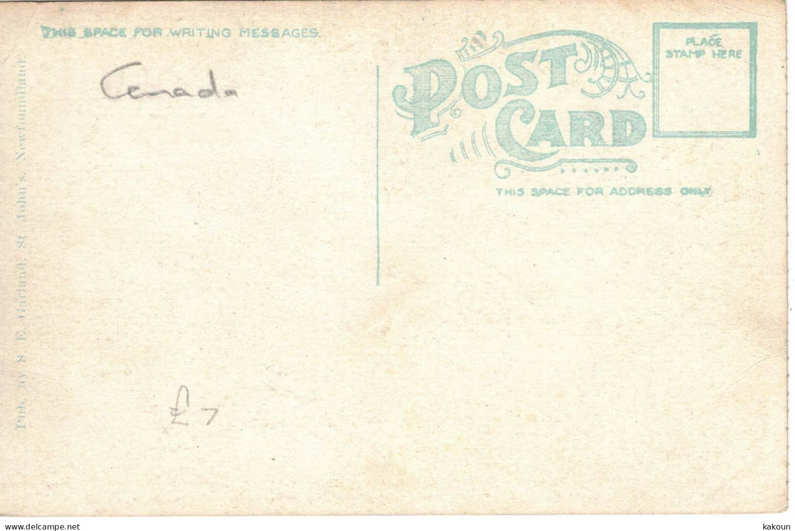 The Museum And The Post Office, St. John's, Newfoundland, Canada, S.E. Garland (D196) - St. John's