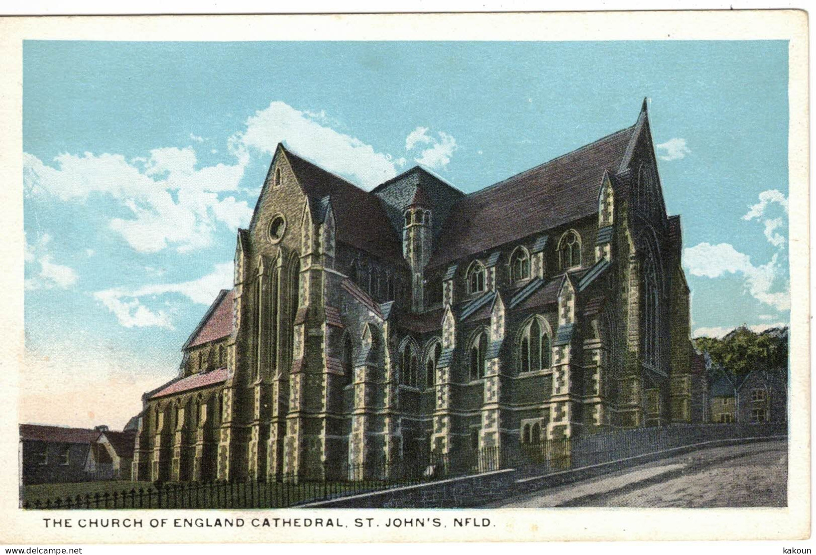 The Church Of England Cathedral,, St. John's, Newfoundland, Canada, S.E. Garland (D197) - St. John's