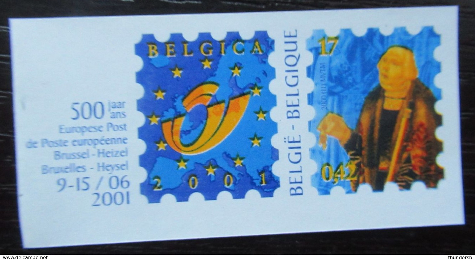 2932 'Belgica 2001' - Ongetand - Côte: 10 Euro - 1981-2000