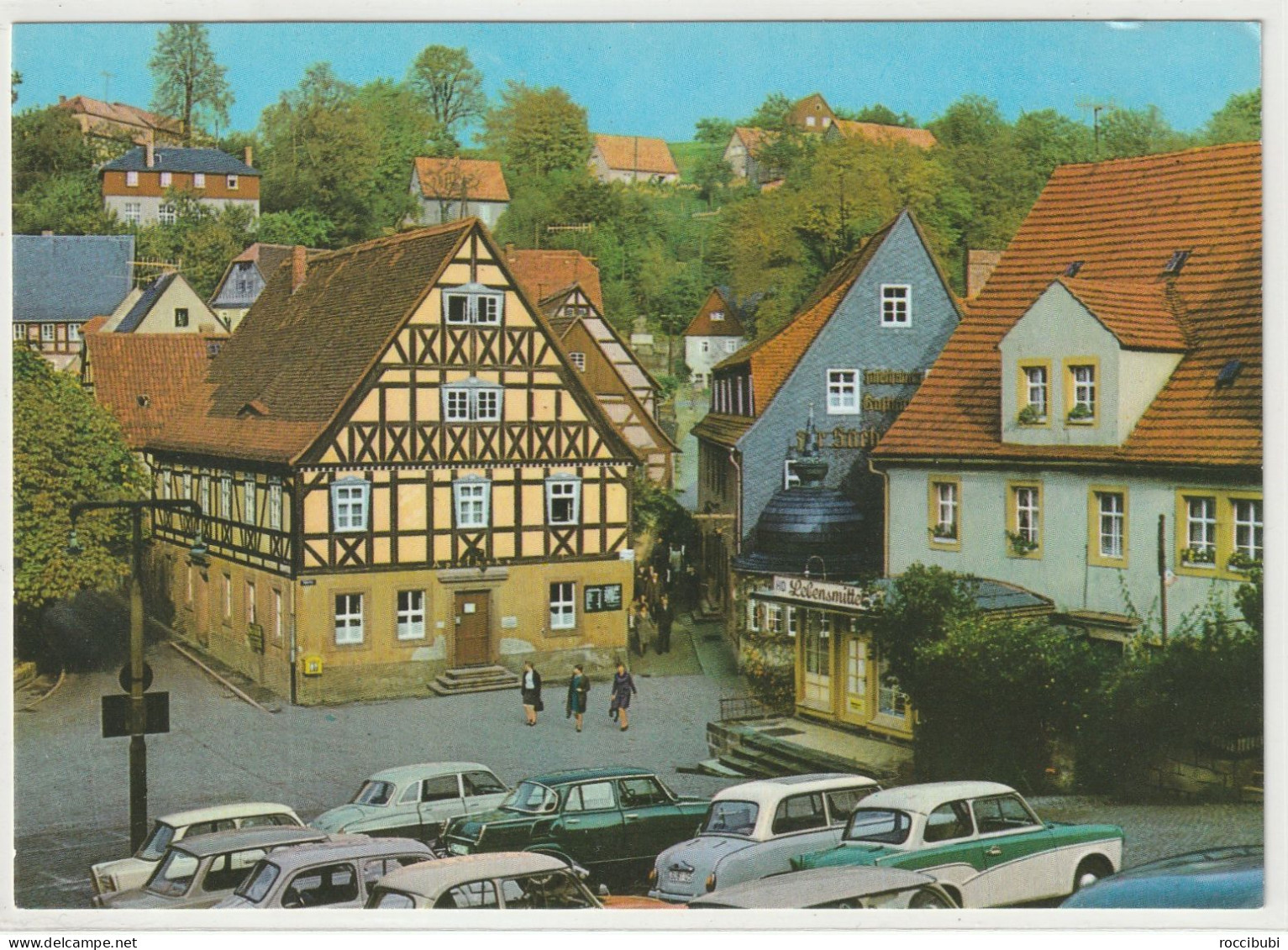 Hohnstein, Sächs. Schweiz, Marktplatz - Hohnstein (Sächs. Schweiz)