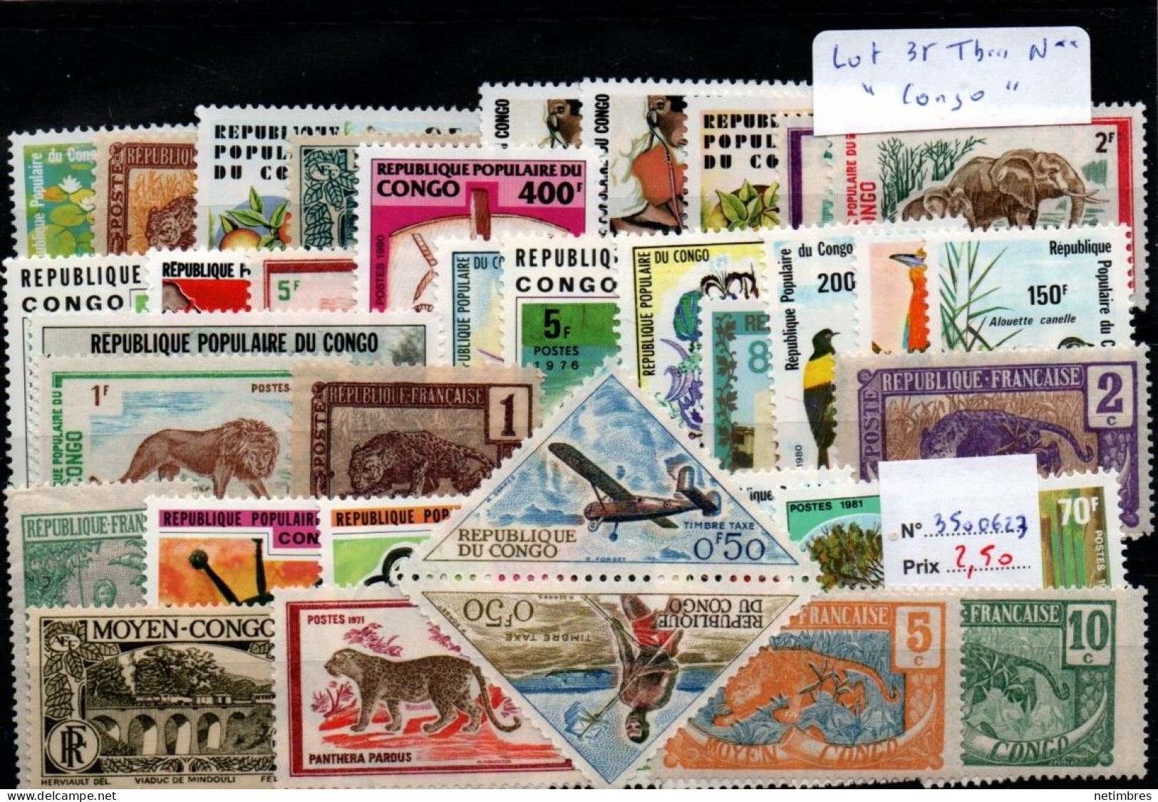 Lot  Timbres Du Congo NEUFS - Altri & Non Classificati