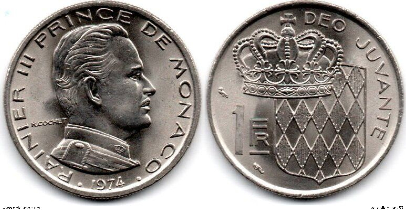 MA 29193 / Monaco 1 Franc 1974 SPL - 1960-2001 Nieuwe Frank