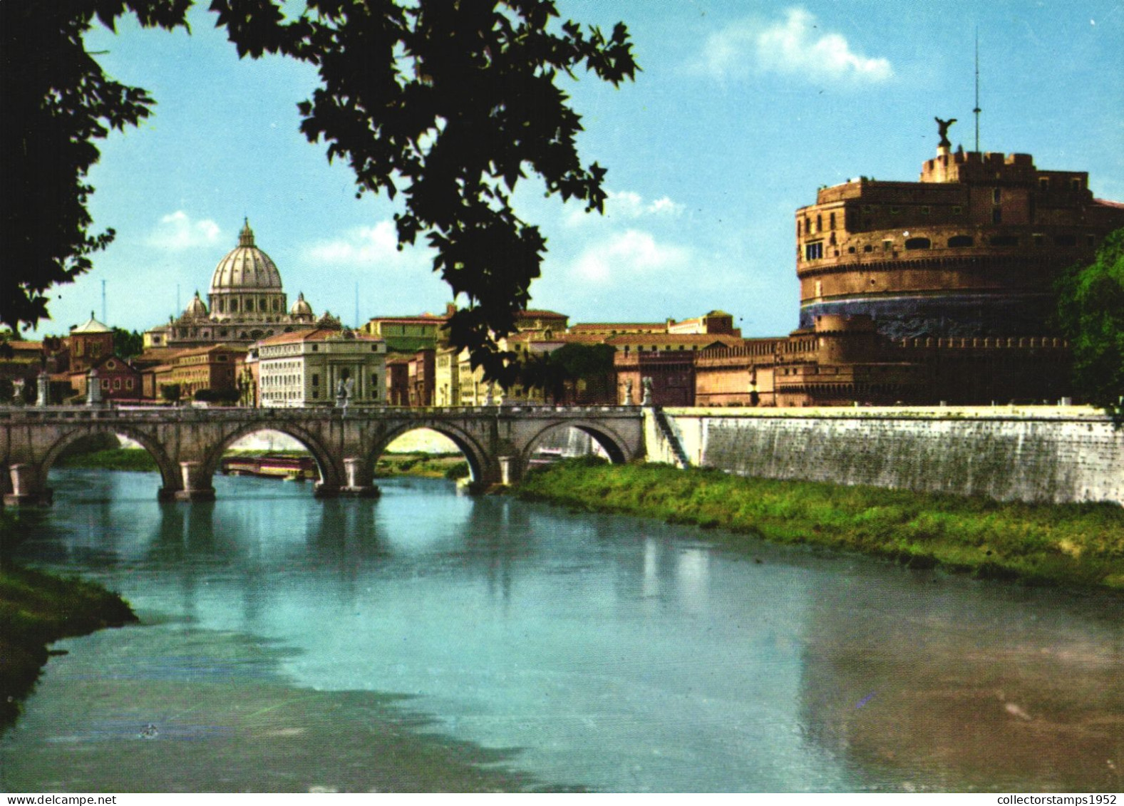 ROME, SAINT ANGELO BRIDGE AND CASTLE, ARCHITECTURE, ITALY - Bruggen