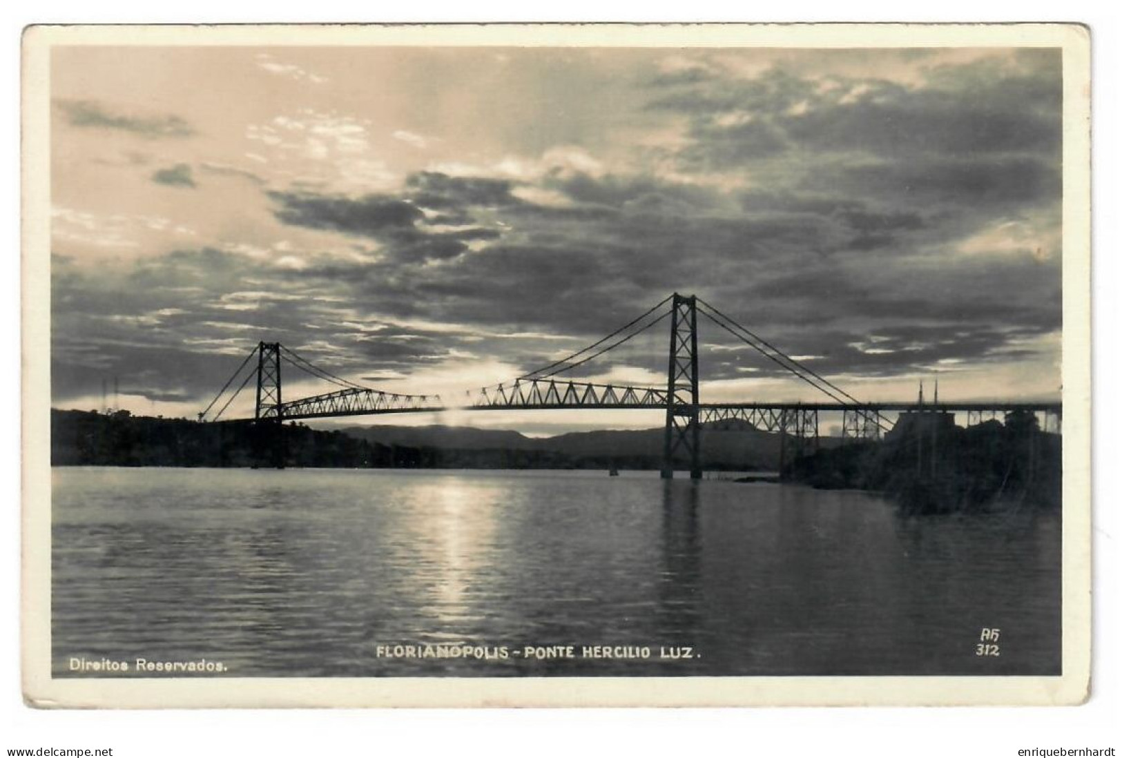 BRASIL // FLORIANÓPOLIS // PONTE HERCILIO LUZ // 1940 - Florianópolis