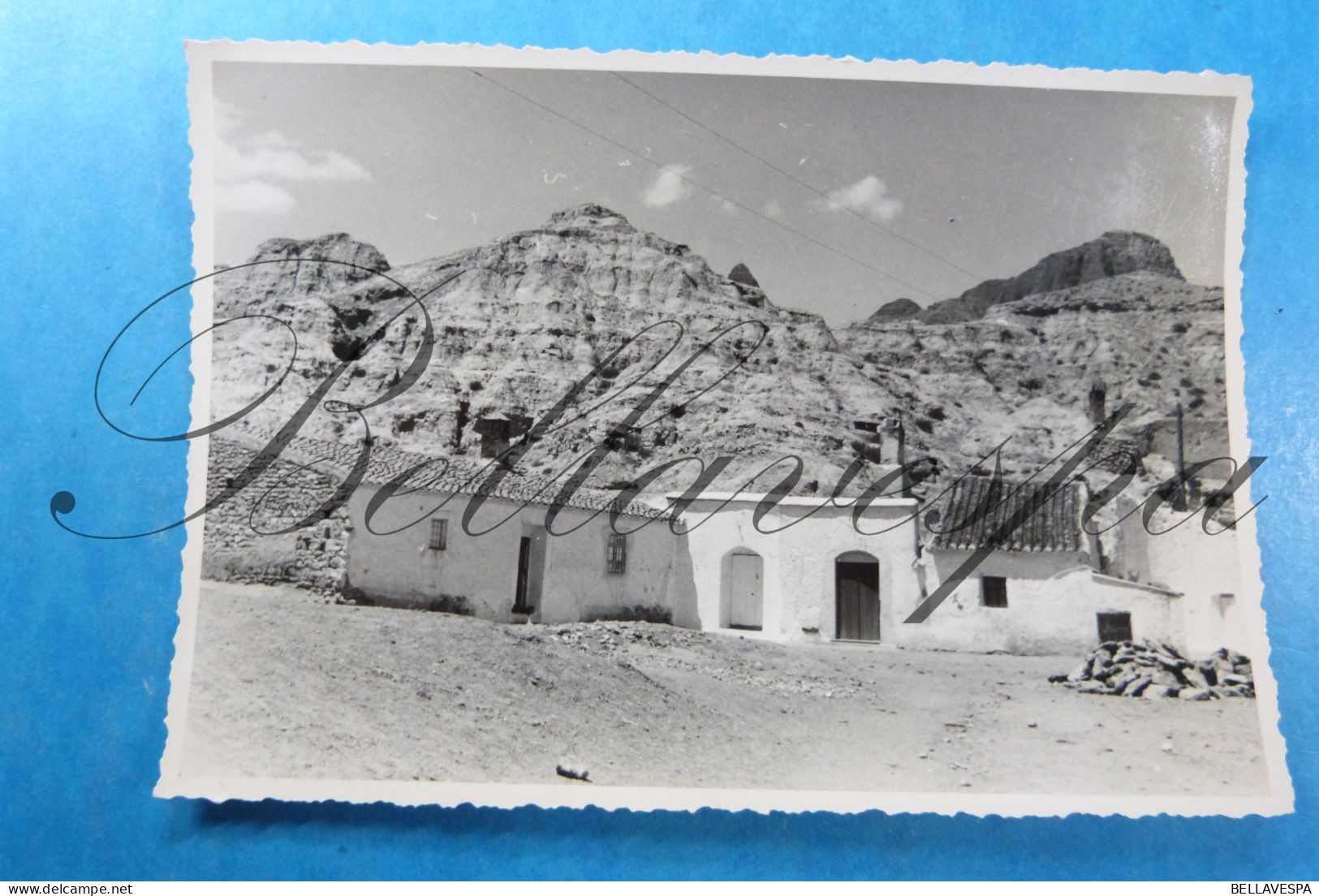 Regio Granada Troglodieten Carte Photo Veritable Agfa Gevaert Grot Of Rotswoningen Troglodytae - Autres & Non Classés