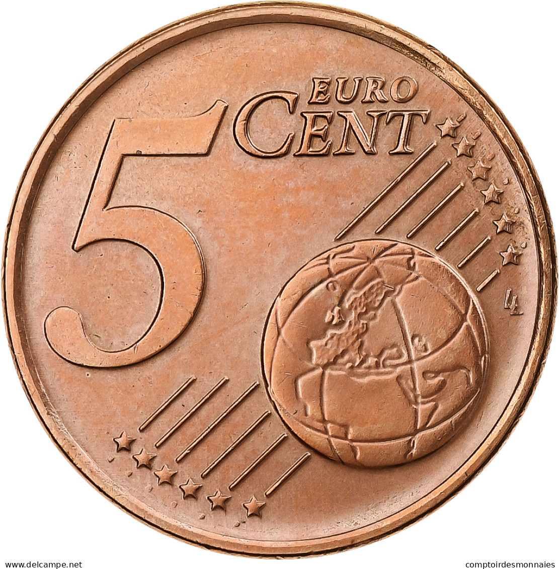 Grèce, 5 Euro Cent, 2002, Athènes, Cuivre Plaqué Acier, TTB, KM:183 - Greece