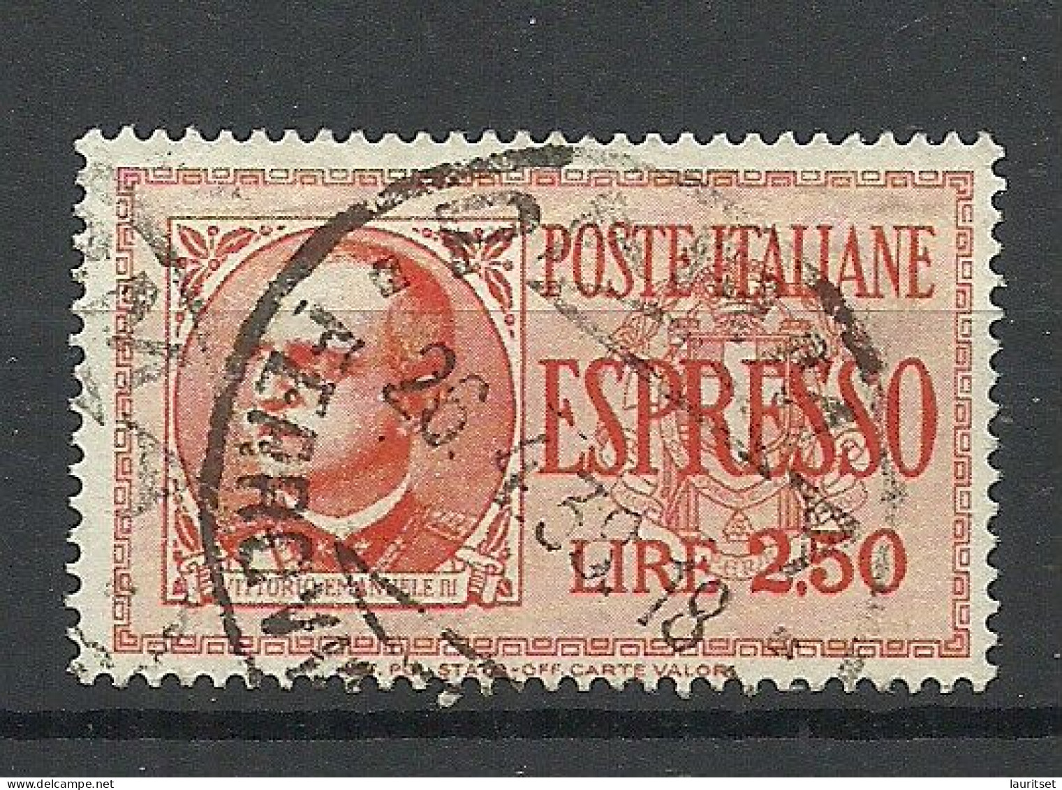 ITALIA ITALY 1933 Michel 436 Espresso Express Eilmarke O - Poste Exprèsse