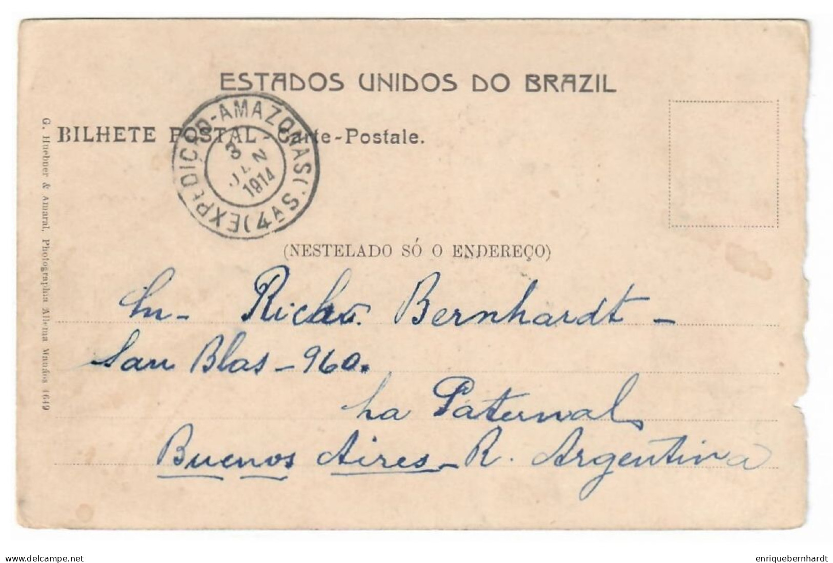 BRASIL // MANÁOS // CASA DE MACHINAS // CACHOEIRA GRANDE // 1914 - Manaus