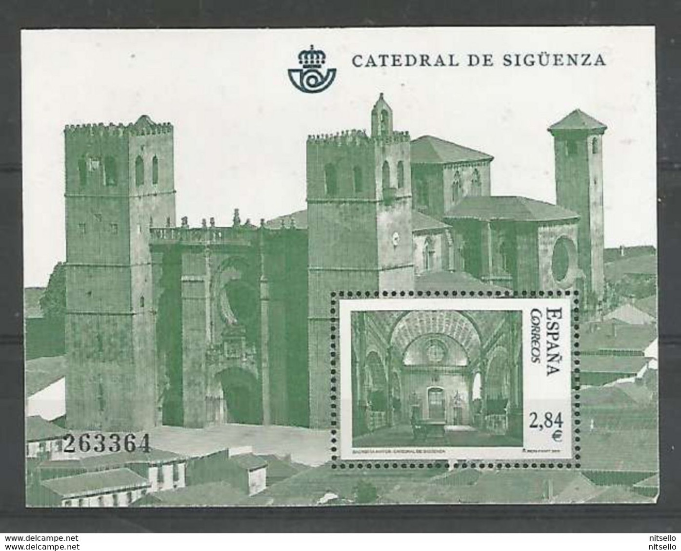 LOTE 2163  ///  ESPAÑA 2010 - CATEDRAL DE SIGUENZA - HB / BLOC Nº: 195 **MNH - ¡¡¡ OFERTA - LIQUIDATION - JE LIQUIDE !!! - Blocks & Sheetlets & Panes