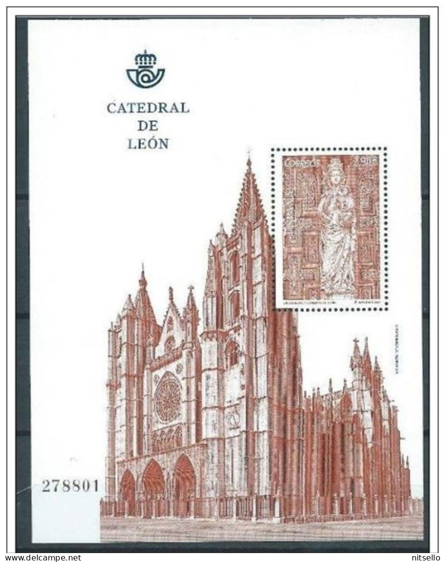 LOTE 2163  ///  CATEDRAL DE LEON  2012  HB **MNH - Blokken & Velletjes