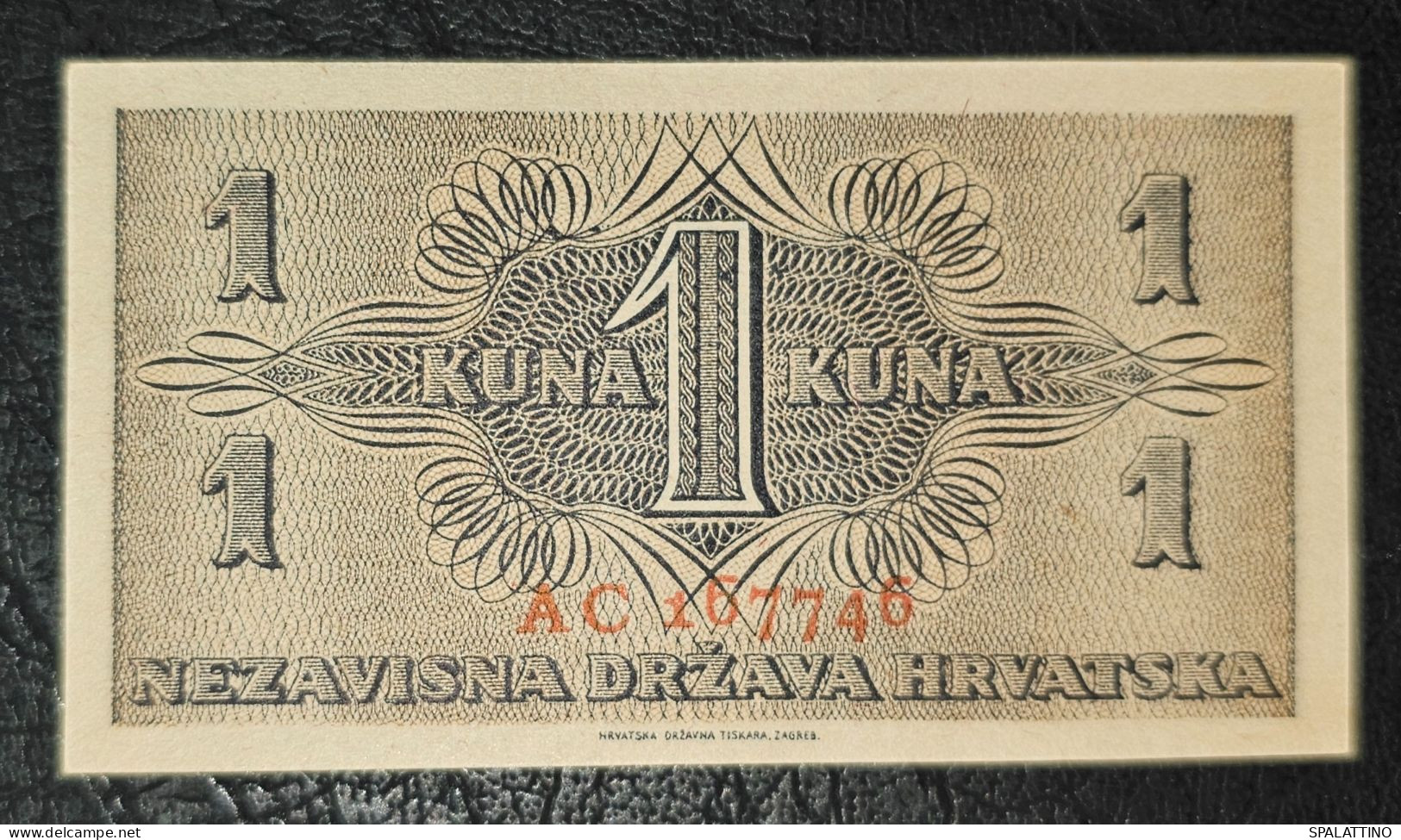 CROATIA, NDH- 1 KUNA 1942. TOP QUALITY!!! - Kroatien