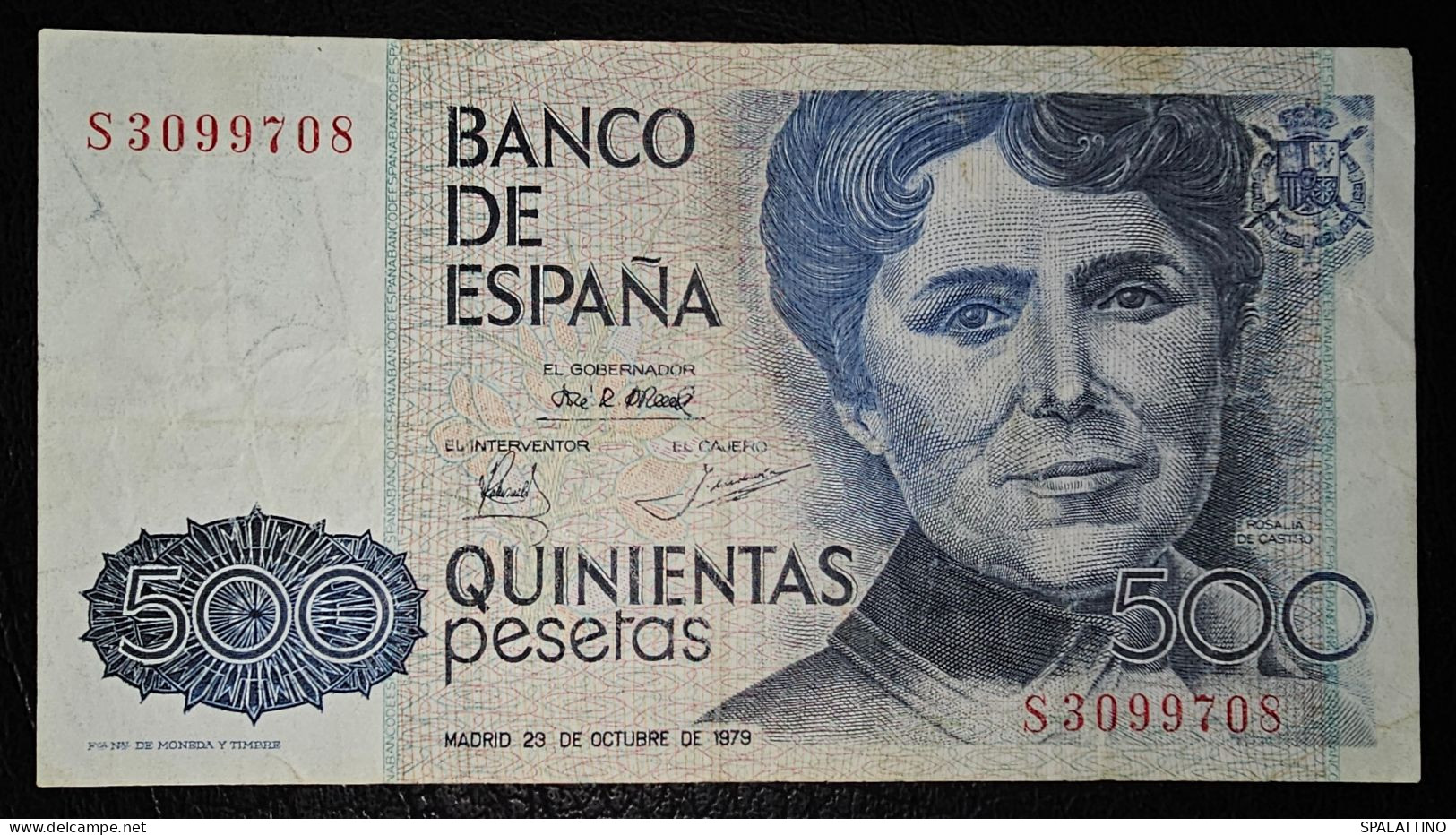 SPAIN- 500 PESETAS 1979. - [ 4] 1975-… : Juan Carlos I