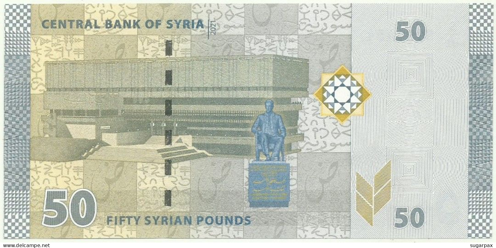 Syria - 50 Syrian Pounds - 2021 / AH 1442 - Pick 112.NEW - Unc. - Serie S/01 - Syrie