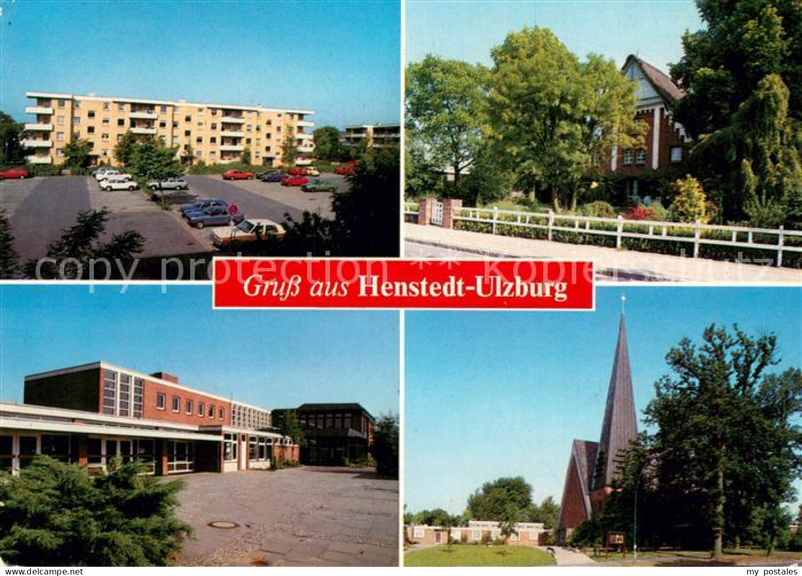 73755870 Henstedt-Ulzburg Wohnblock Weser Ems Halle Kirche Henstedt-Ulzburg - Henstedt-Ulzburg