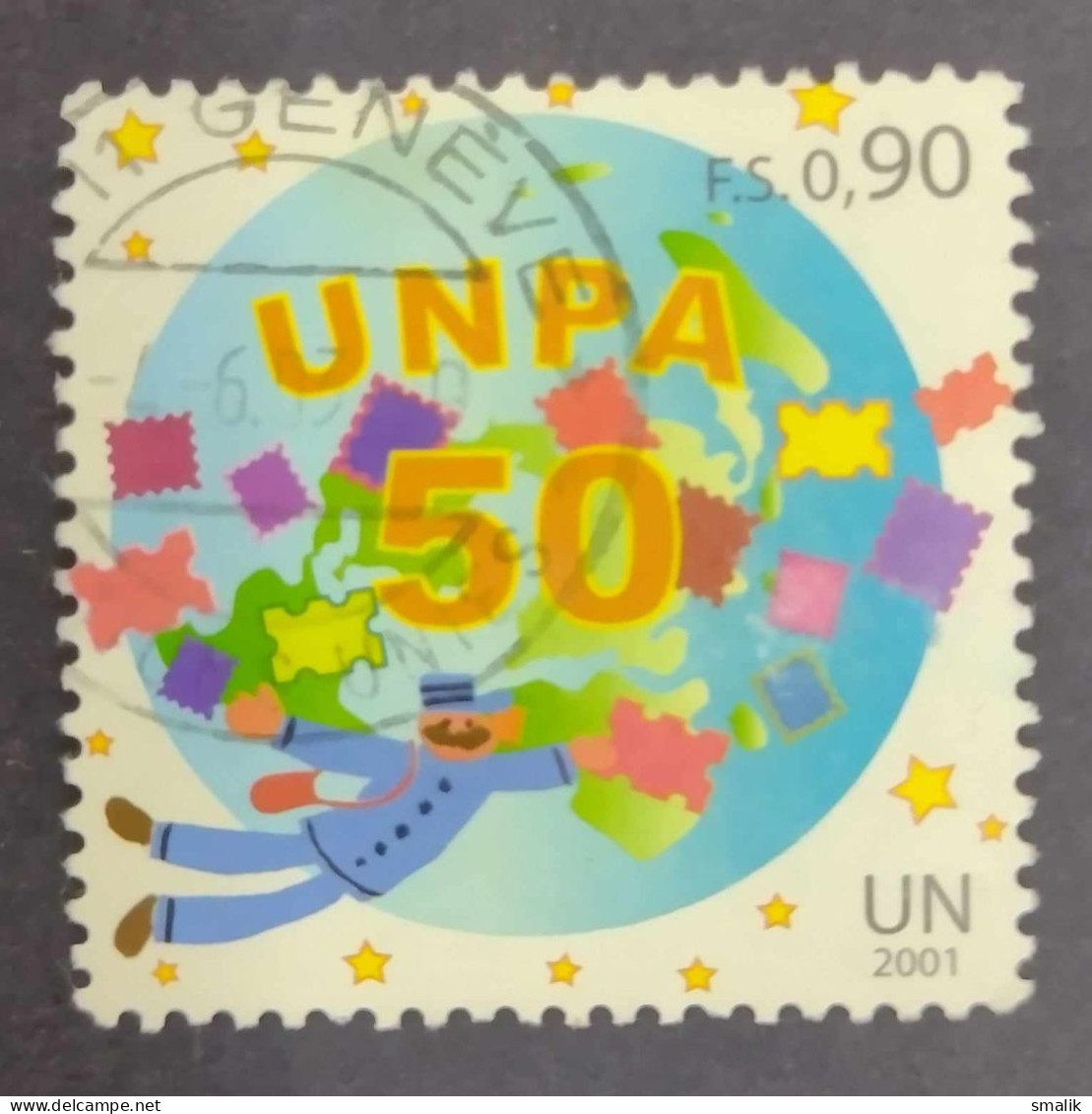 UNITED NATIONS (GENEVA) 2001 - 50 Years Of UNPA United Nations Postal Administration, Fine Used FU - Oblitérés