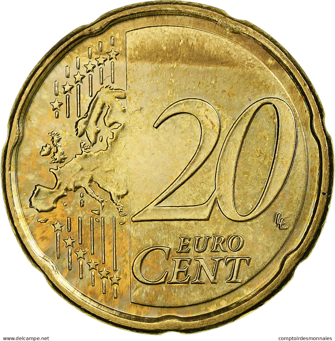 Slovaquie, 20 Euro Cent, 2009, Kremnica, BU, SPL, Or Nordique, KM:99 - Slowakije