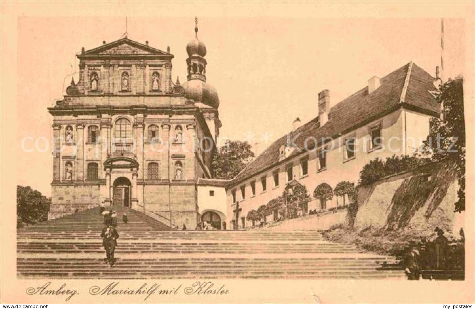 42809305 Amberg Oberpfalz Mariahilf Kloster Amberg - Amberg