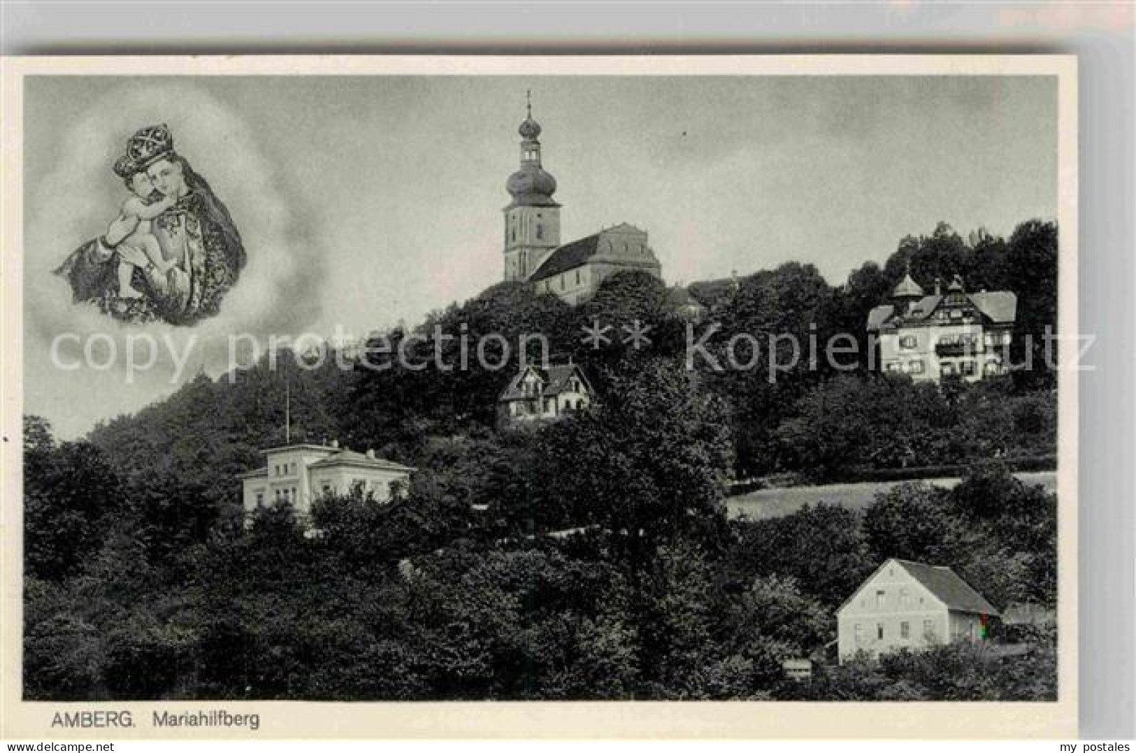 42808435 Amberg Oberpfalz Mariahilfberg Kirche  Amberg - Amberg