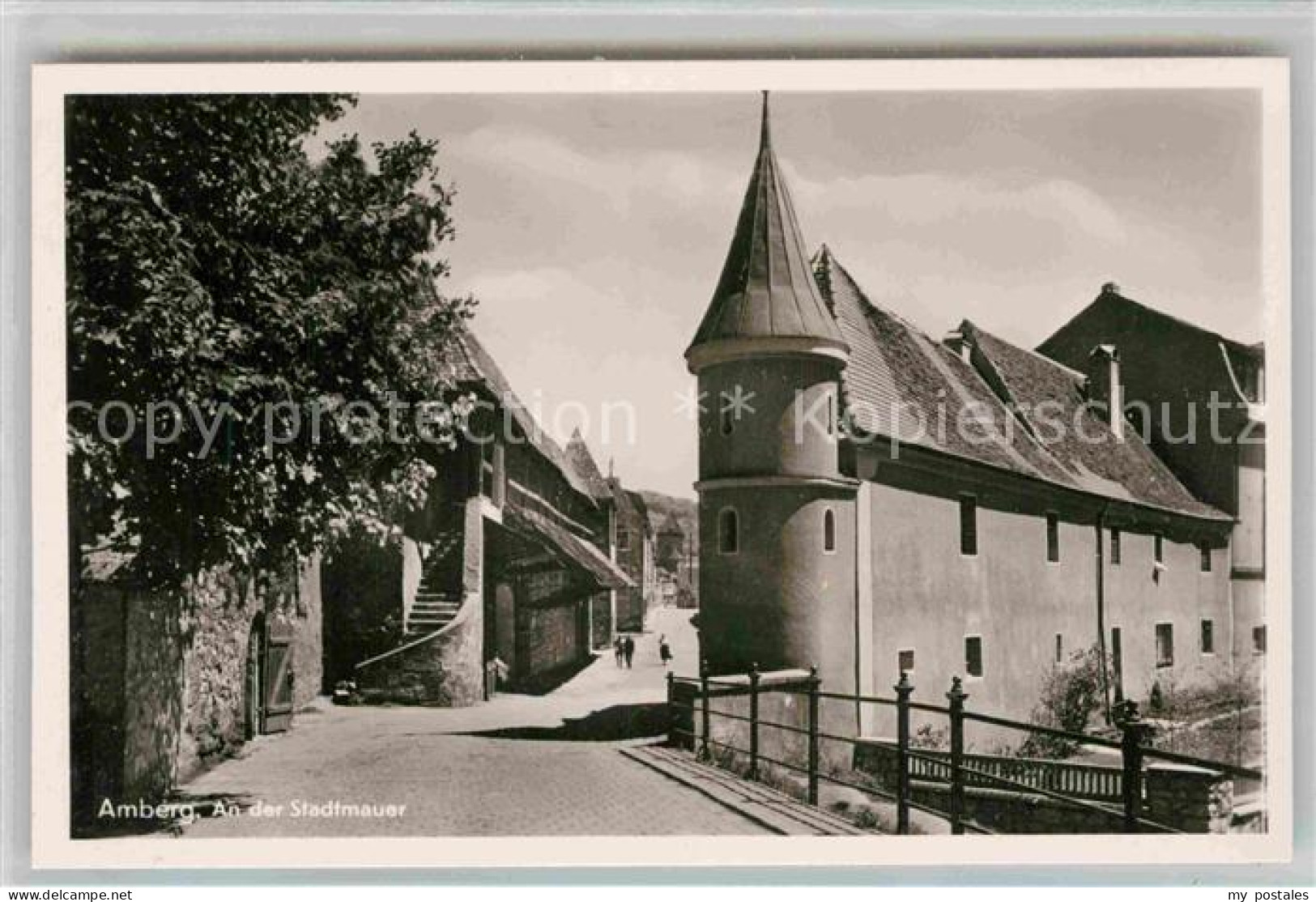 42808415 Amberg Oberpfalz Stadtmauer Amberg - Amberg