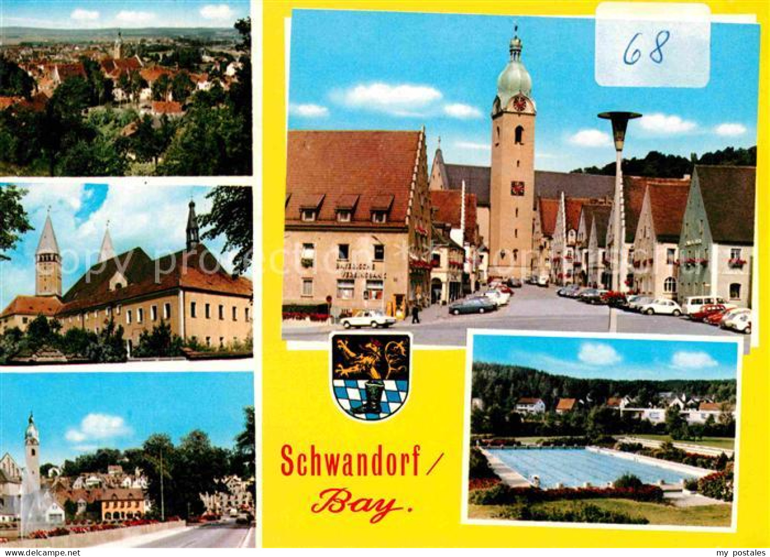 42808362 Schwandorf Stadttor Freibad Burg Schwandorf - Schwandorf