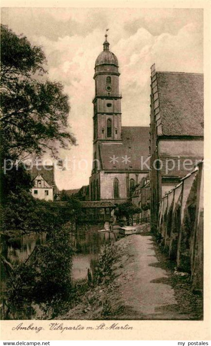 42808341 Amberg Oberpfalz Vils Sankt Martin Kirche Amberg - Amberg