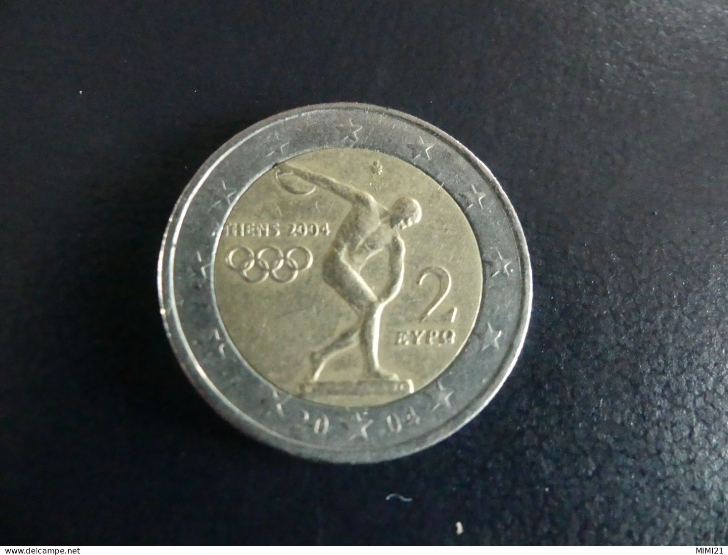 BELLE PIECE 2 EUROS "JEUX OLYMPIQUES DE 2004 ATHENES..LANCEUR DE DISQUE DE MYRON" - Greece