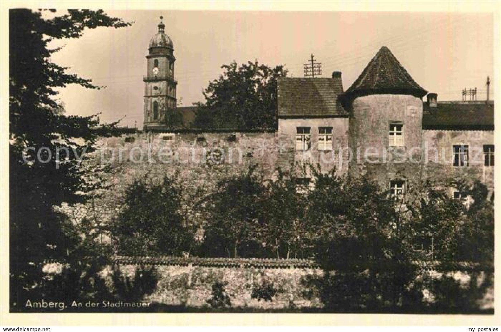 42807268 Amberg Oberpfalz Stadtmauer Amberg - Amberg