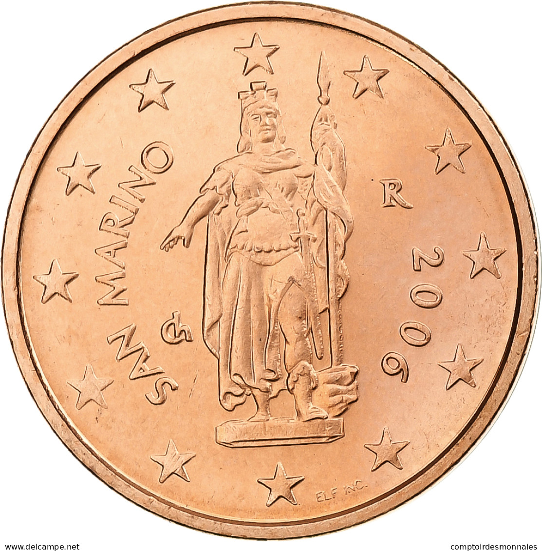 Saint Marin , 2 Euro Cent, 2006, Rome, BU, SPL, Cuivre Plaqué Acier, KM:441 - San Marino