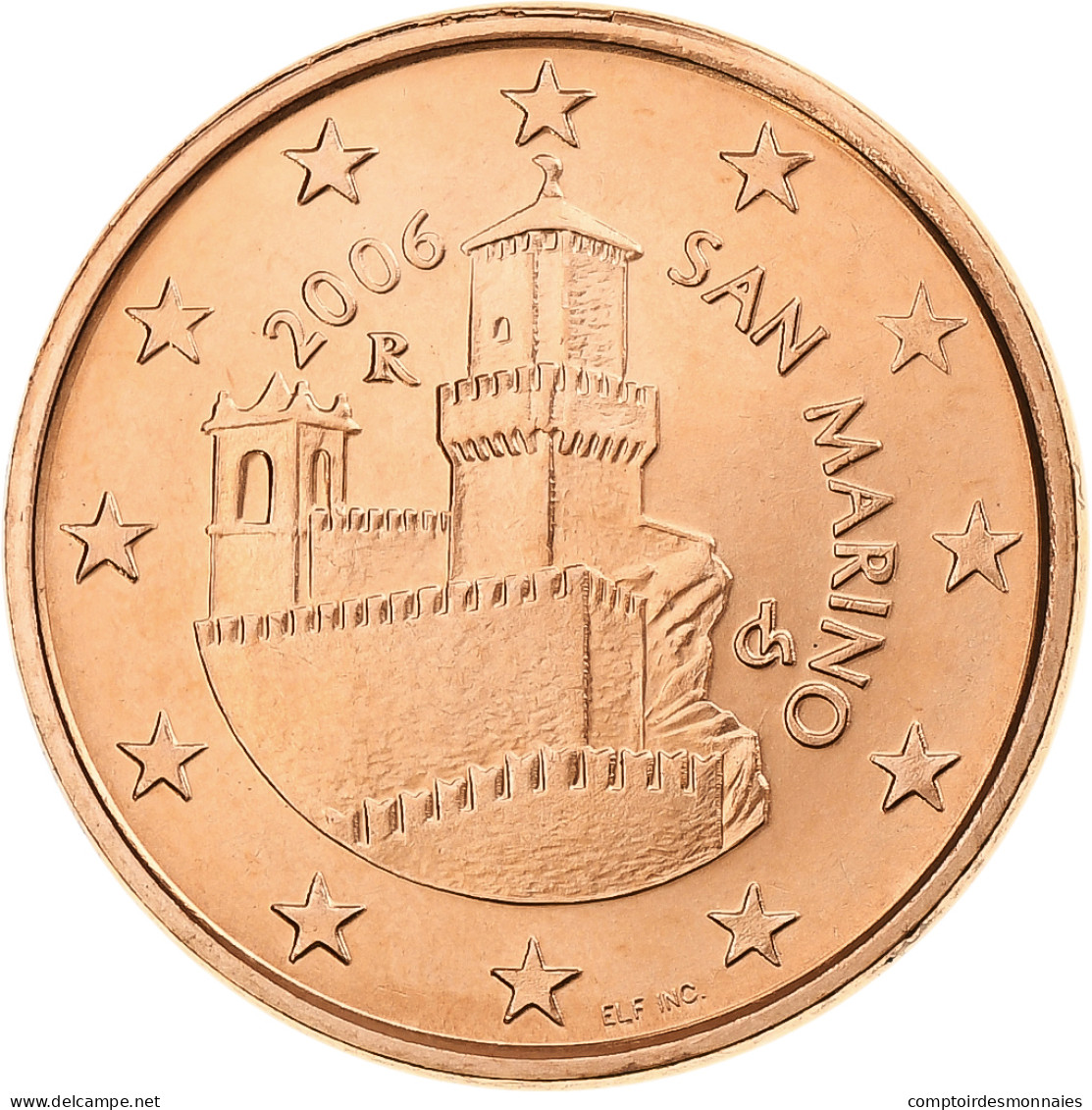 Saint Marin , 5 Euro Cent, 2006, Rome, BU, SPL, Cuivre Plaqué Acier, KM:442 - San Marino