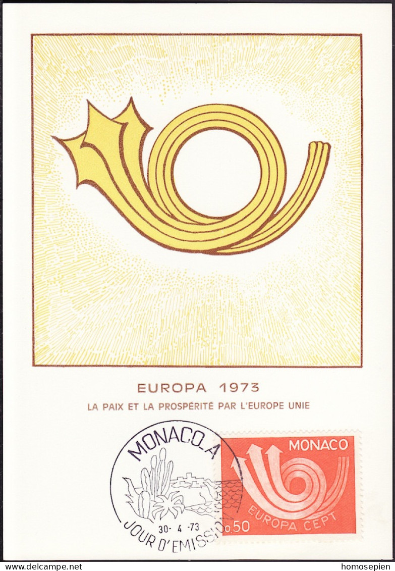 Europa CEPT 1973 Monaco CM Y&T N°917 - Michel N°MK1073 - 50c EUROPA - 1973