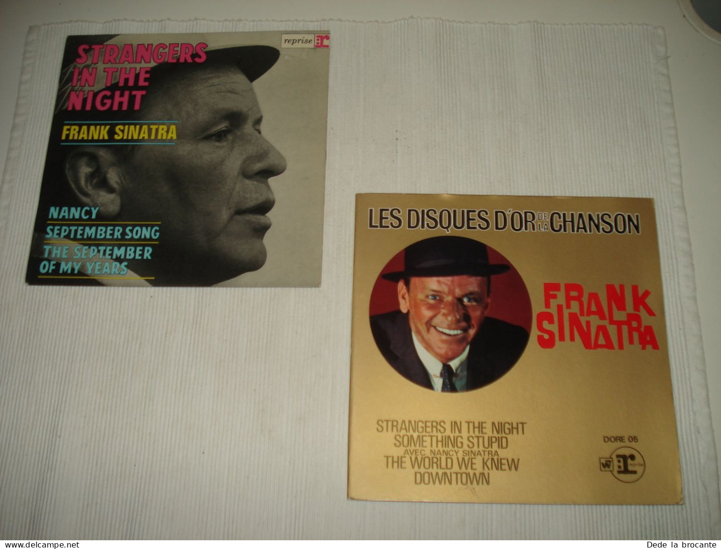 B12 /  Lot  2 X EP 45 T - Frank Sinatra - Srangers In The Night - Petit Prix - Jazz